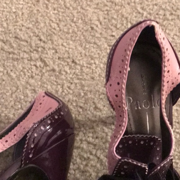Paolo Purple Heels size 4.5 - Picture 4 of 6